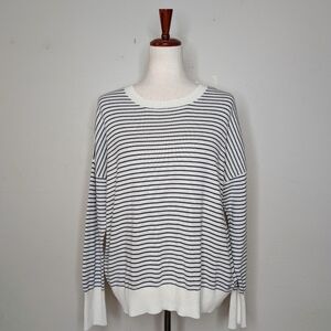 Vineyard Vines Striped Crewneck Long Sleeve Sweater Size Large